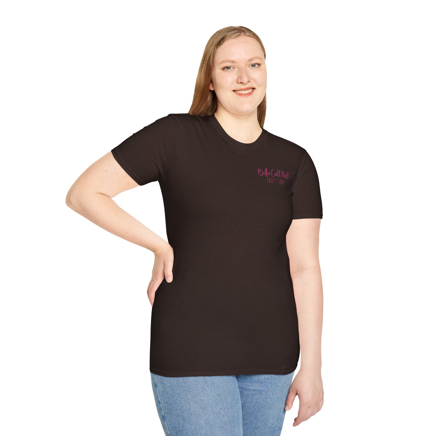Better Call Moll Logo T-Shirt Front and Back