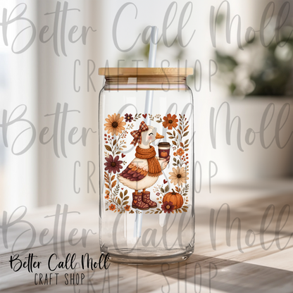 Fall Goose UV DTF Decal