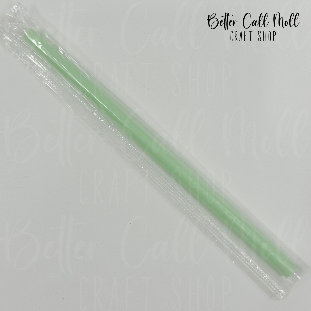 16oz Colorful Reusable Plastic Straw - 7.25"