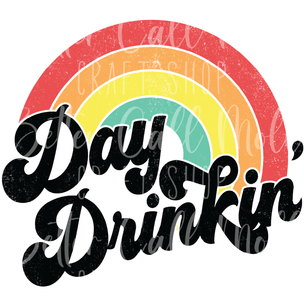 Day Drinkin' UV DTF Decal