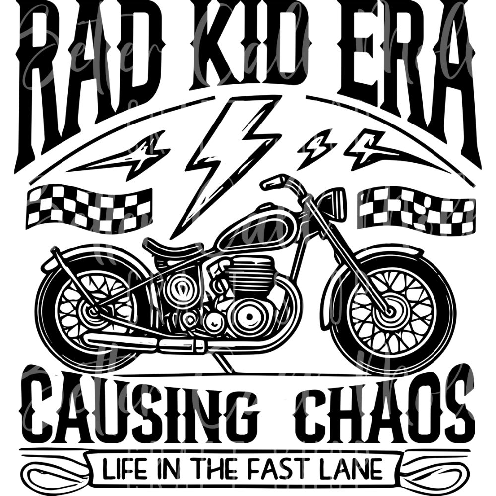 D091 - Rad Kid Era UV DTF Decal