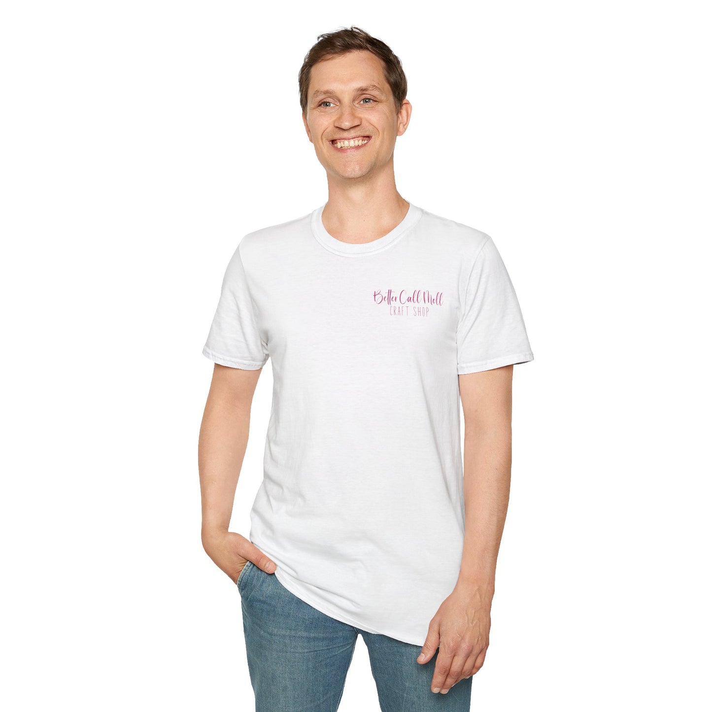 Better Call Moll Logo T-Shirt Front and Back