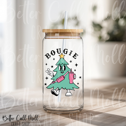 Bougie Christmas Tree UV DTF Decal