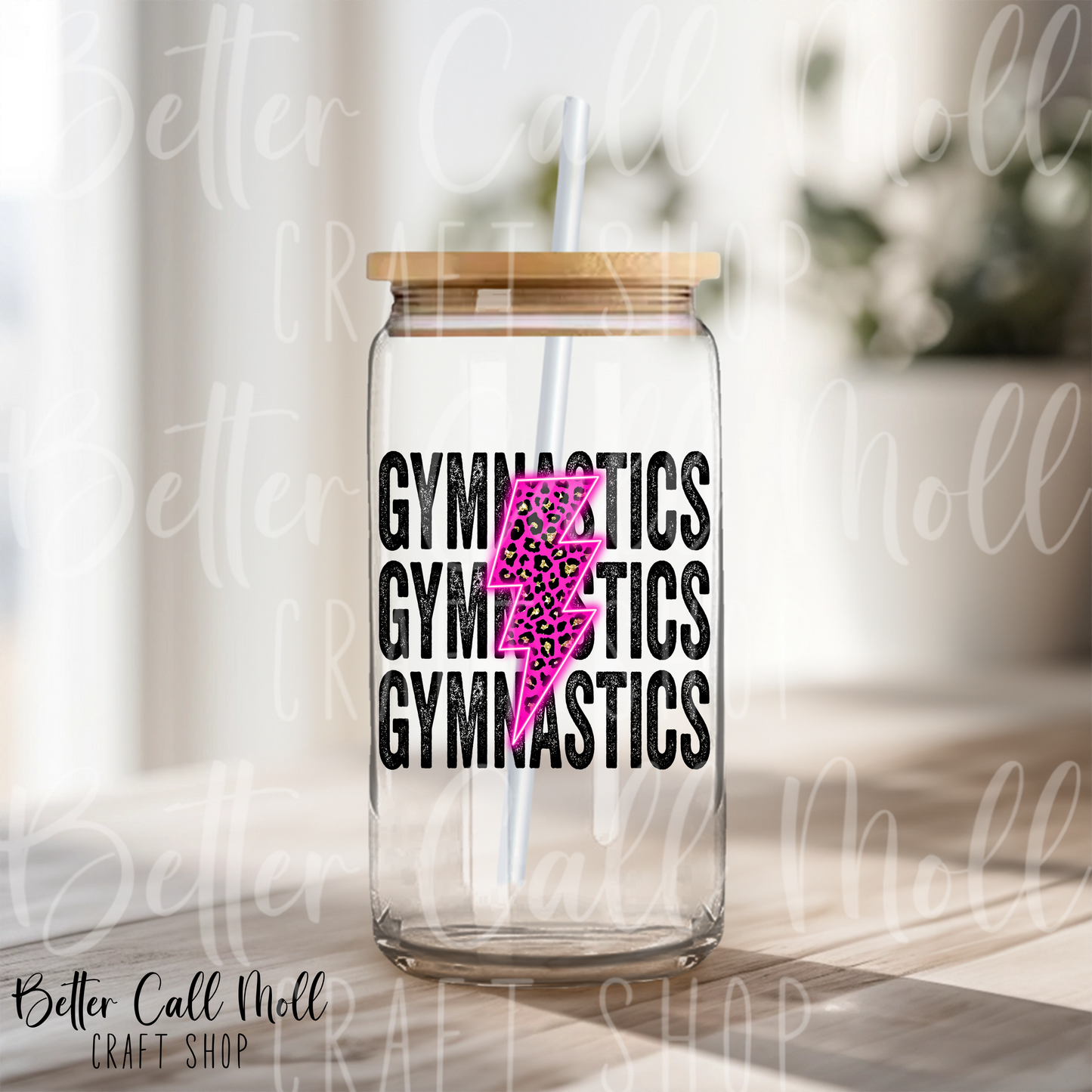 Gymnastics Stacked UV DTF Decal