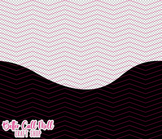 Abstract Wave Digital Tumbler Template