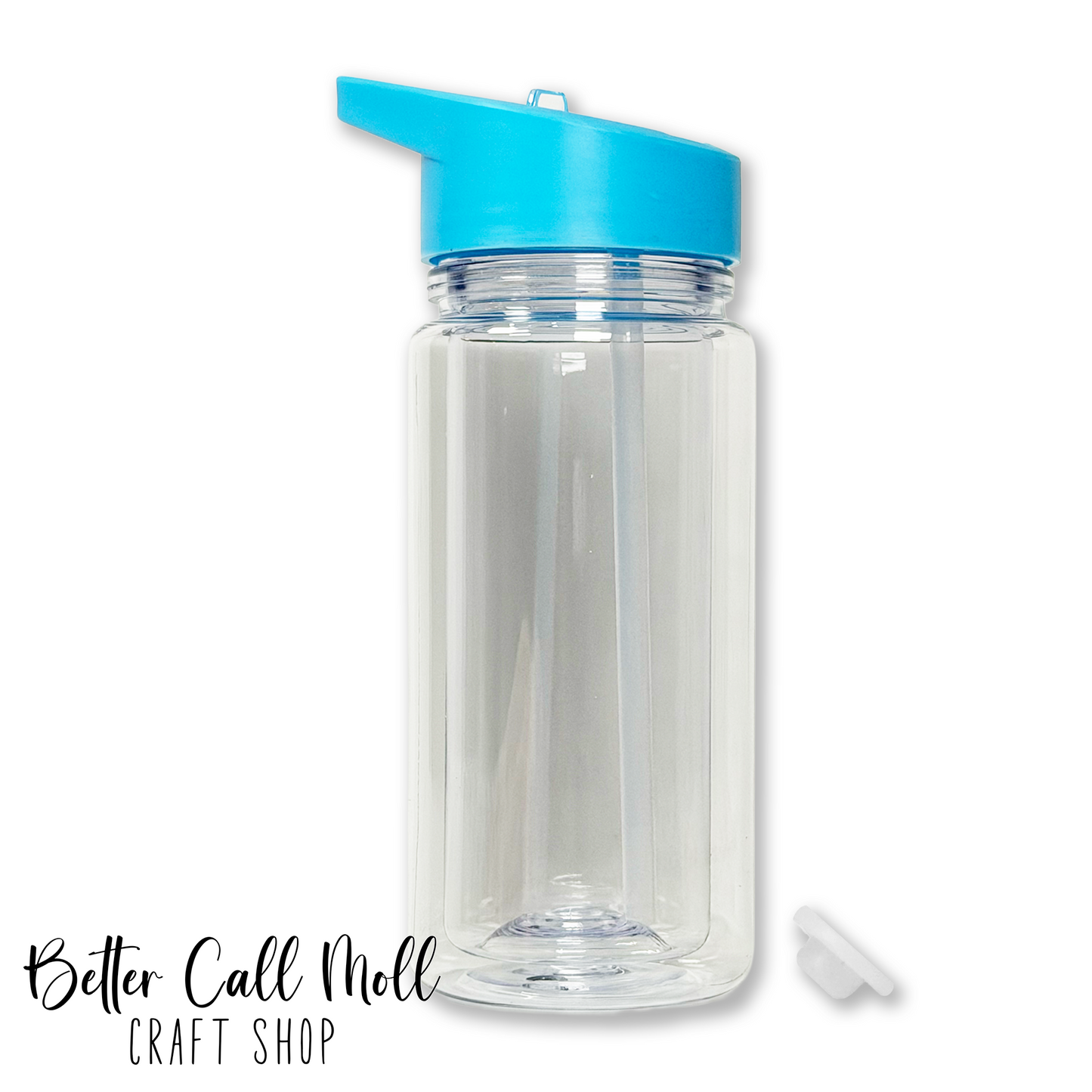 10oz Acrylic Sport SNOW GLOBE Sport Tumbler
