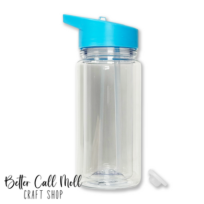 10oz Acrylic Sport SNOW GLOBE Sport Tumbler