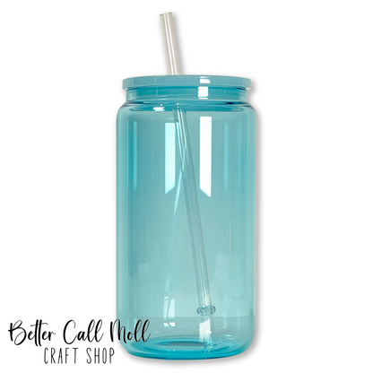 16oz Jelly GLASS Sublimation Tumbler