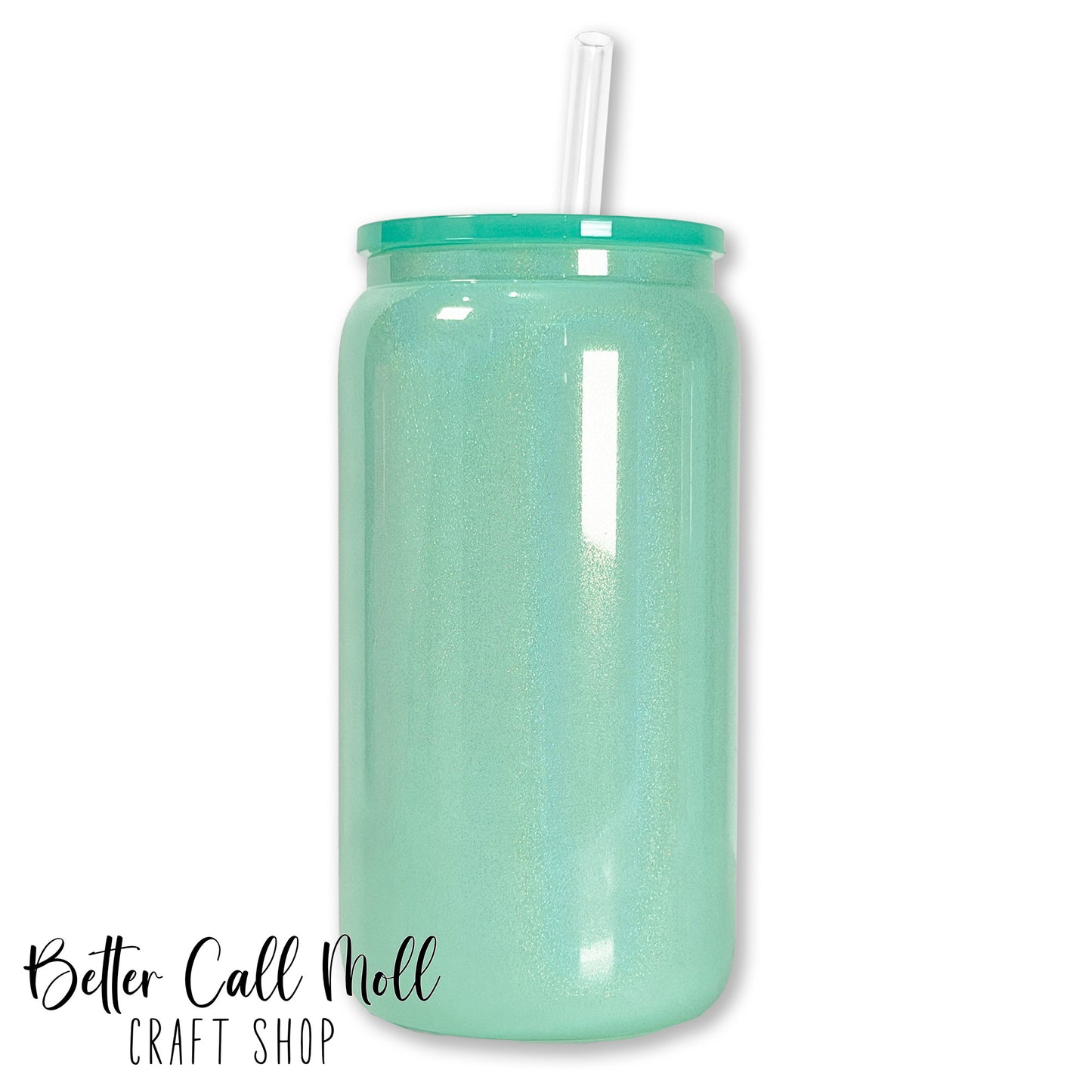 16oz Holographic Shimmer GLASS Sublimation Tumbler