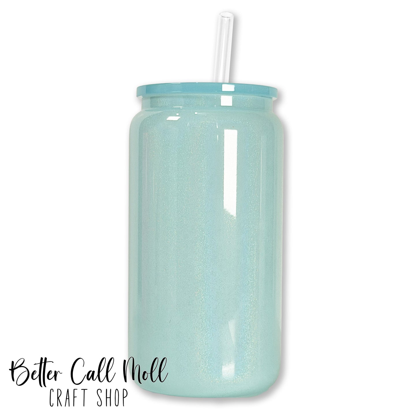 16oz Holographic Shimmer GLASS Sublimation Tumbler