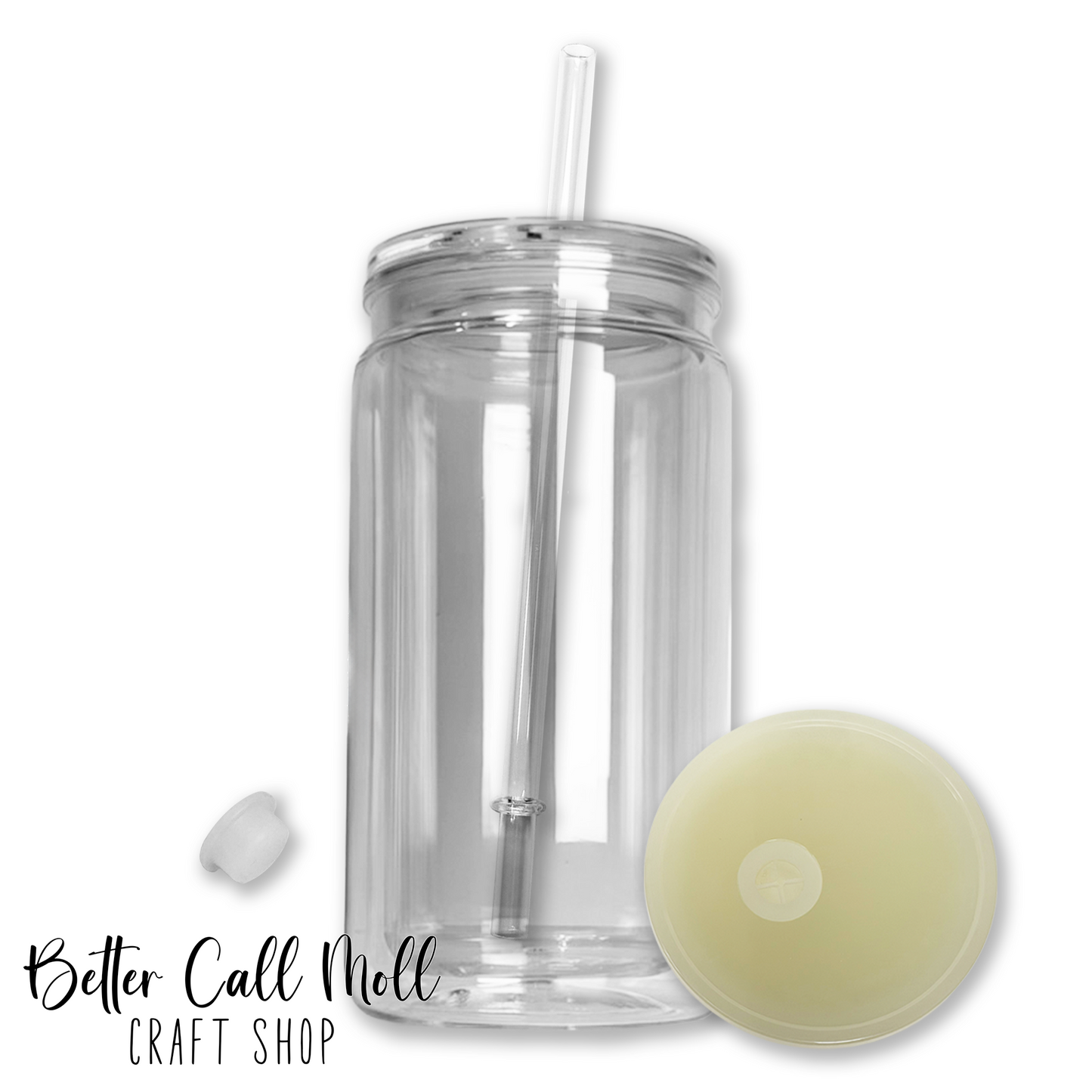 12/16oz Acrylic SNOW GLOBE Tumbler