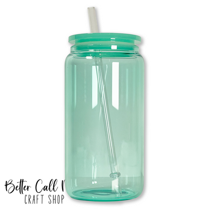 16oz Jelly GLASS Sublimation Tumbler