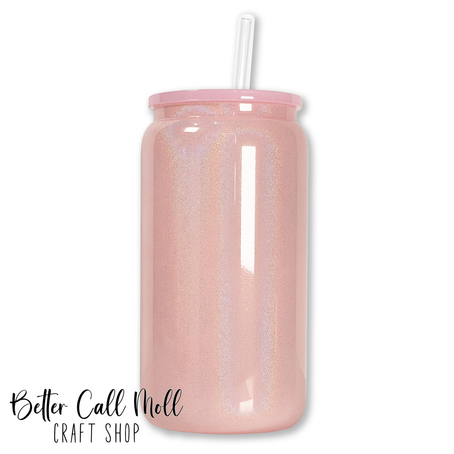 16oz Holographic Shimmer GLASS Sublimation Tumbler