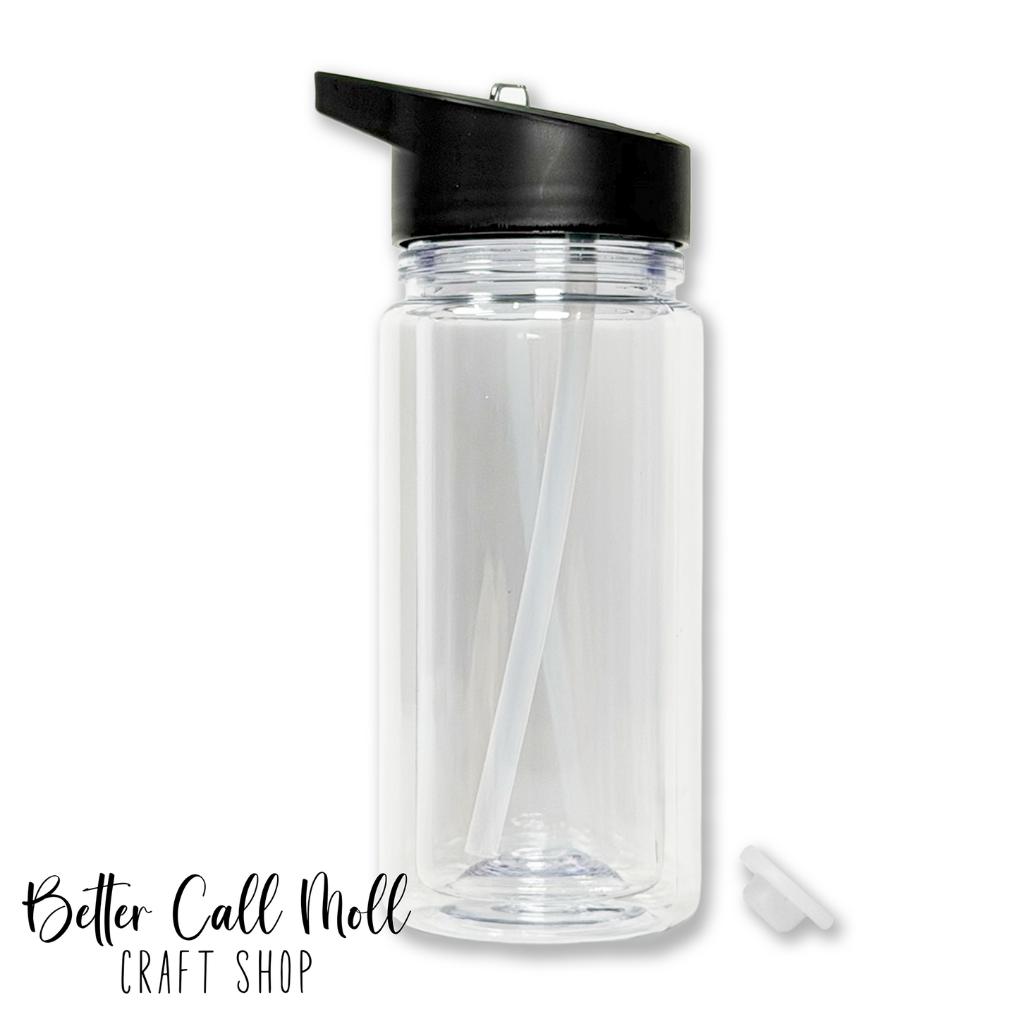 10oz Acrylic Sport SNOW GLOBE Sport Tumbler