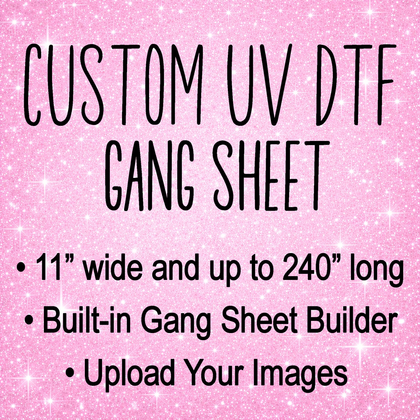 Custom UV DTF Gang Sheet | Gang Sheet Builder