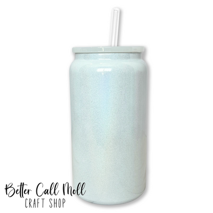 16oz Holographic Shimmer STAINLESS STEEL Sublimation Tumbler