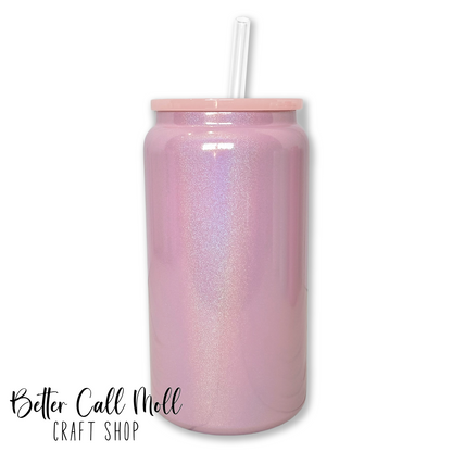 16oz Holographic Shimmer STAINLESS STEEL Sublimation Tumbler