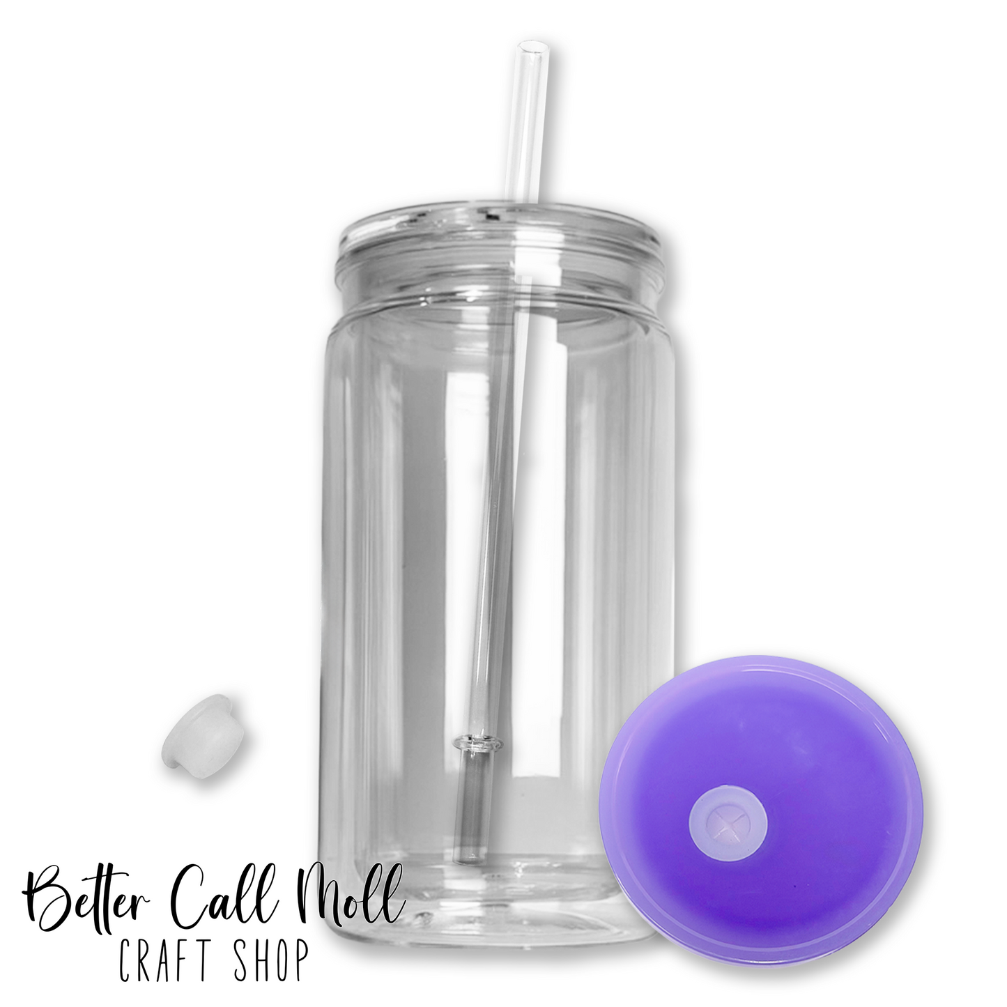 12/16oz Acrylic SNOW GLOBE Tumbler