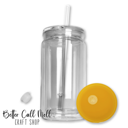 12/16oz Acrylic SNOW GLOBE Tumbler