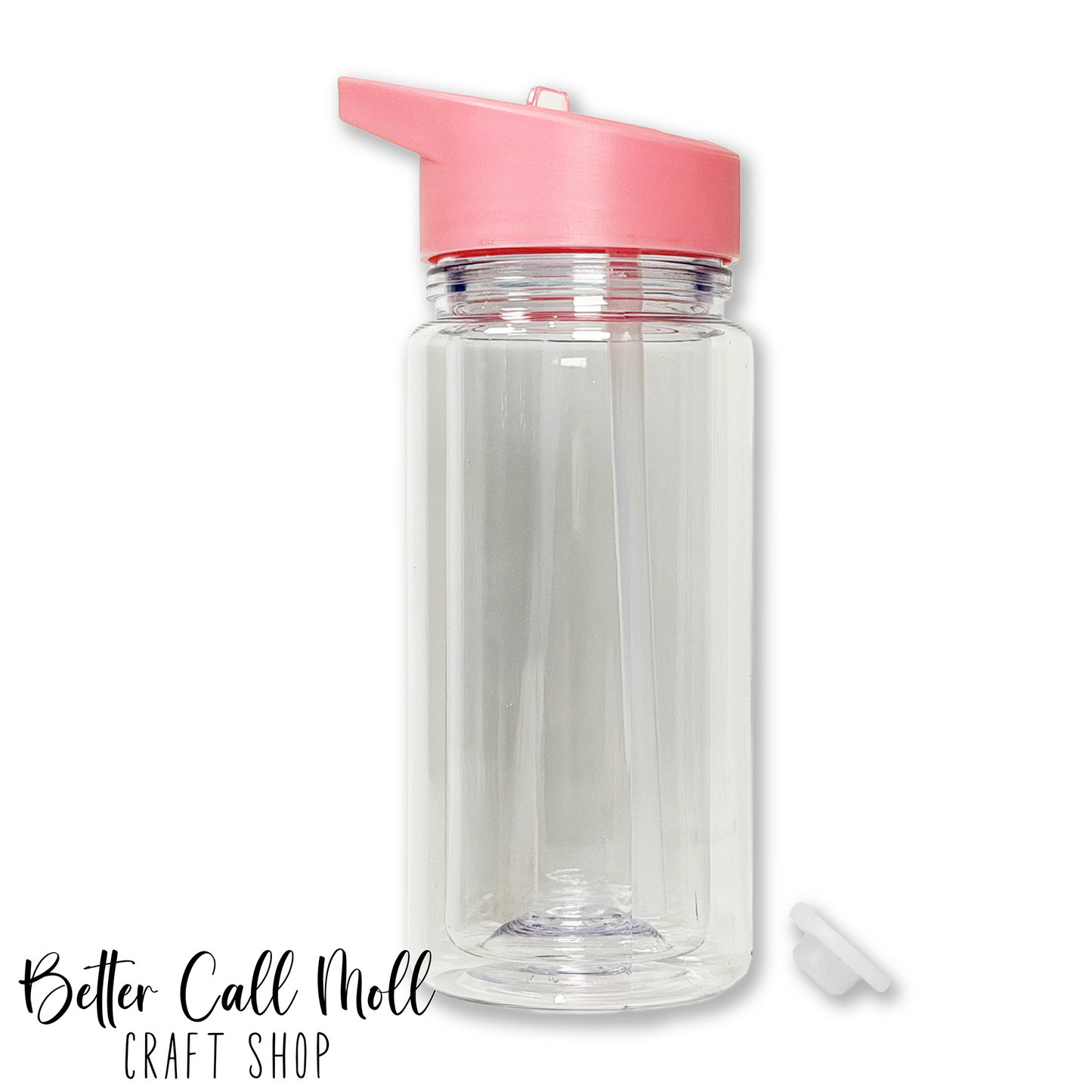 10oz Acrylic Sport SNOW GLOBE Sport Tumbler