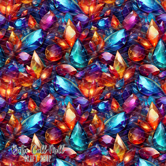 Bold Gems Printed Vinyl