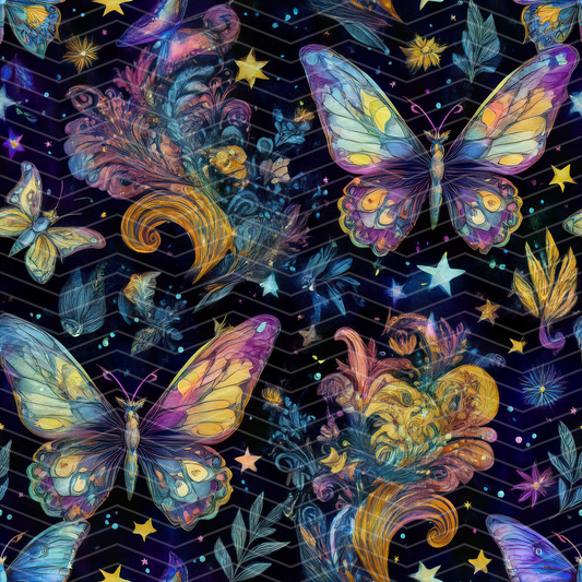 Butterflies 2 Digital Seamless Pattern