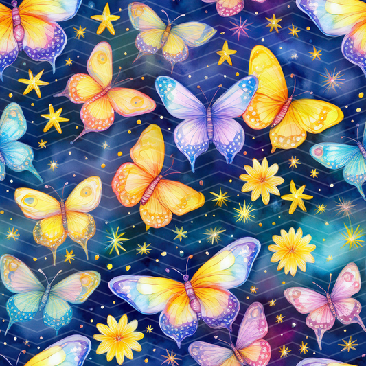 Butterflies 3 Digital Seamless Pattern