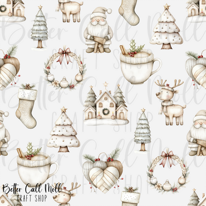 Cozy Winter Digital Seamless Pattern