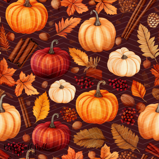 Fall Vibes 1 Digital Seamless Pattern