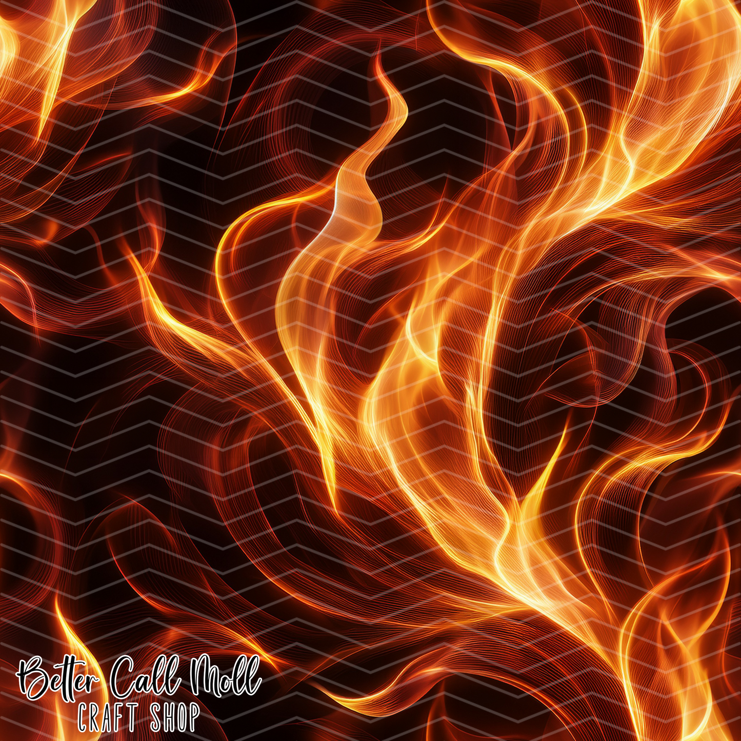 Flames 1 Digital Seamless Pattern