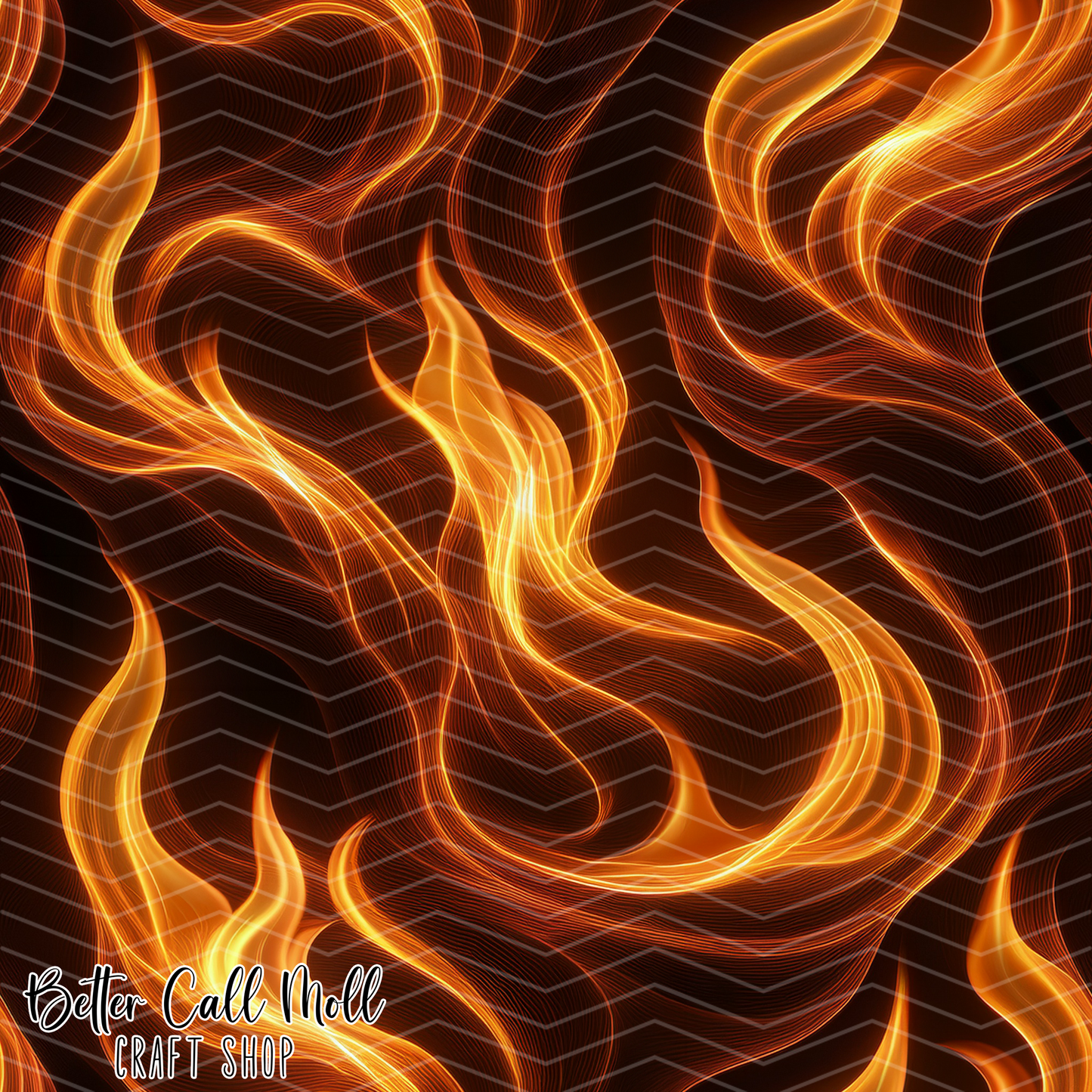 Flames 2 Digital Seamless Pattern