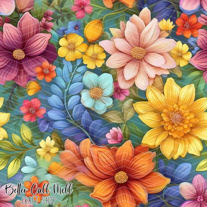 Florals 5 Digital Seamless Pattern