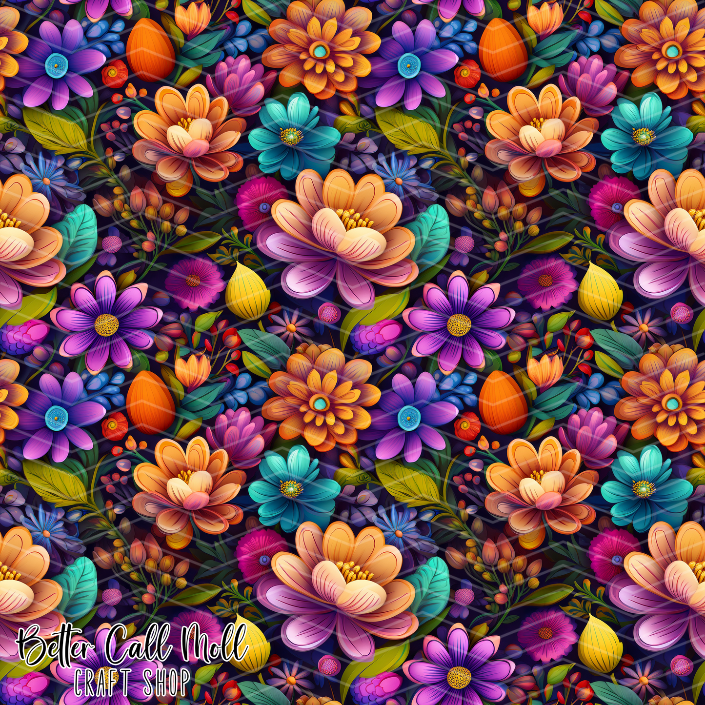 Florals 6 Digital Seamless Pattern