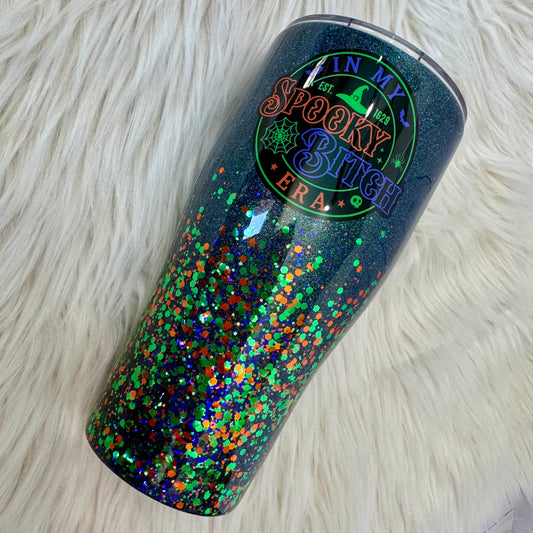 30oz Spooky B*tch Insulated Stainless Steel Coated Tumbler