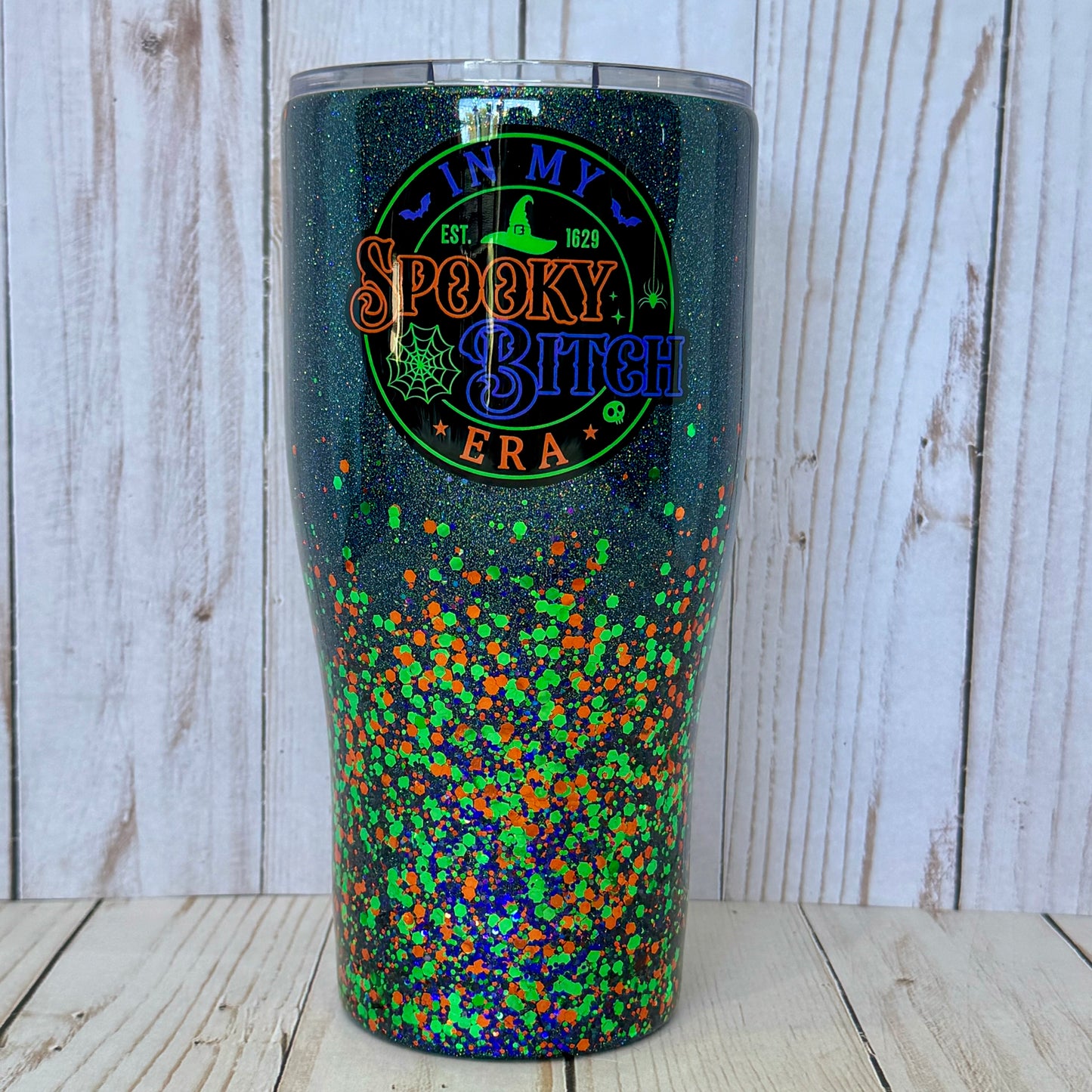 30oz Spooky B*tch Insulated Stainless Steel Coated Tumbler