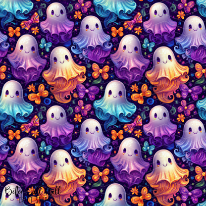 Ghosts 3 Digital Seamless Pattern
