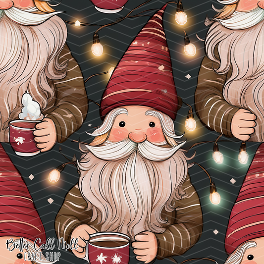 Gnomes Digital Seamless Pattern