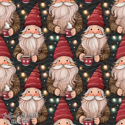Gnomes Digital Seamless Pattern