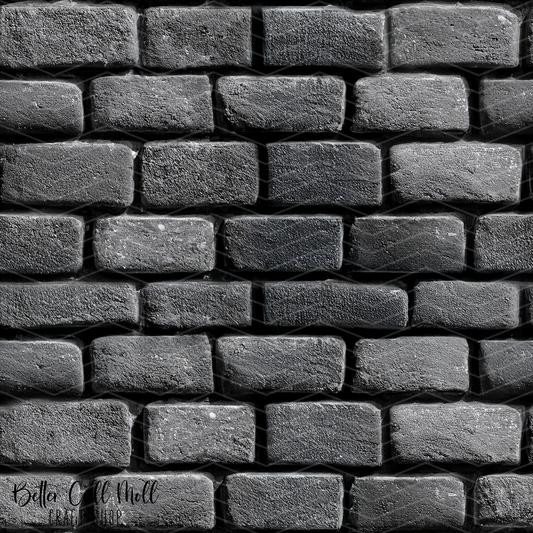 Gray Brick Wall Digital Seamless Pattern