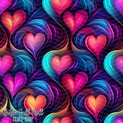 Hearts 1 Digital Seamless Pattern
