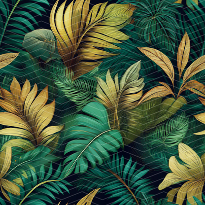 Jungle Leaves 1 Digital Seamless Pattern