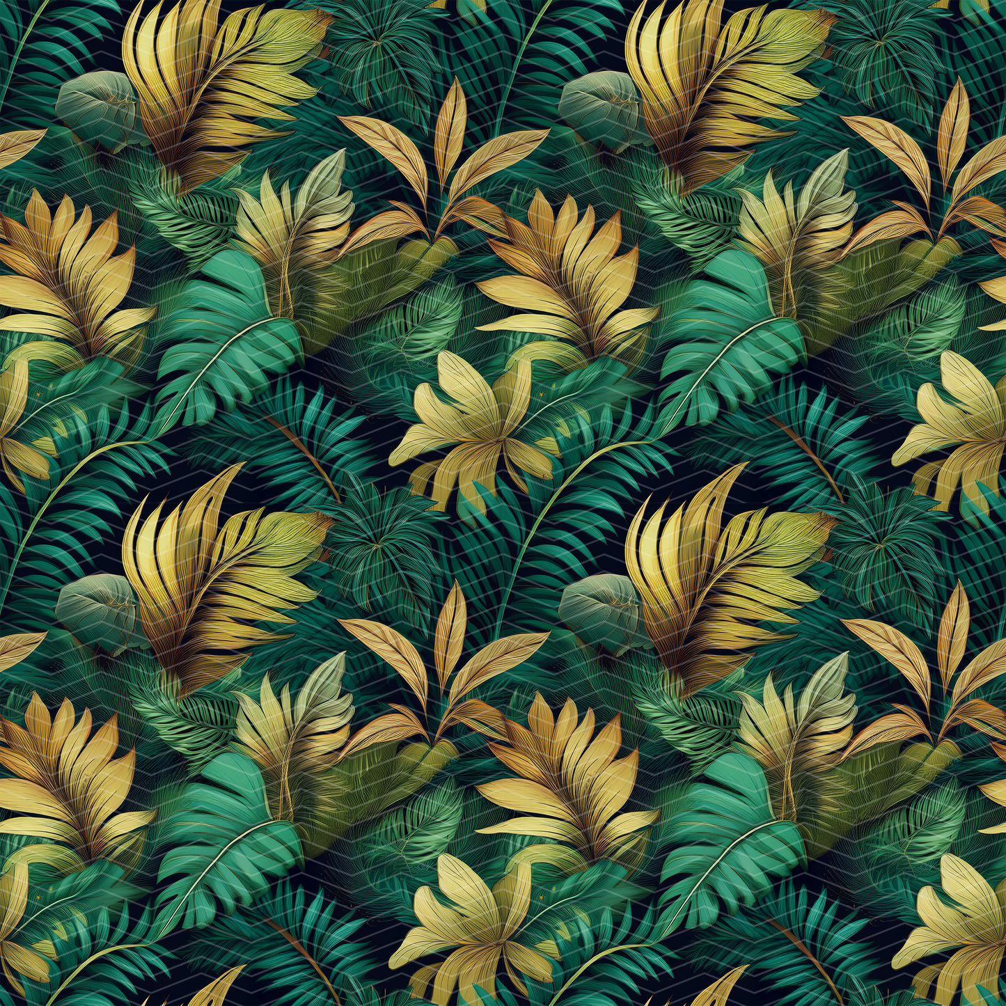 Jungle Leaves 1 Digital Seamless Pattern