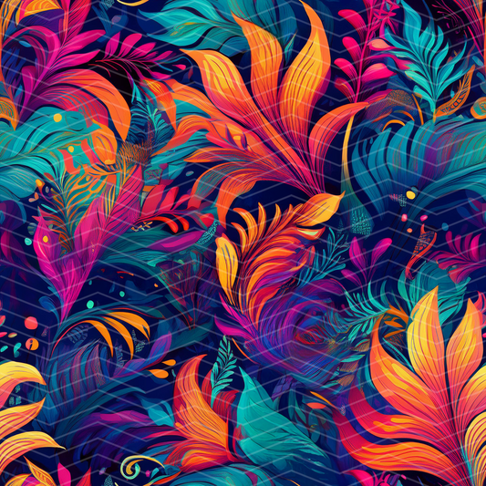 Jungle Leaves 2 Digital Seamless Pattern