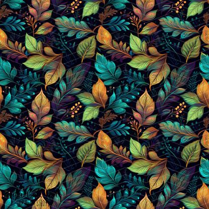 Leaves 2 Digital Seamless Pattern