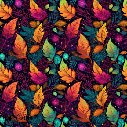 Leaves 3 Digital Seamless Pattern