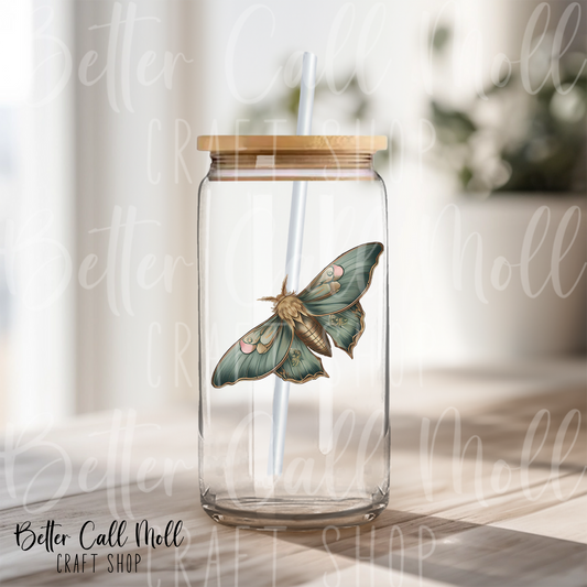 D075 - Moth 2 UV DTF Decal