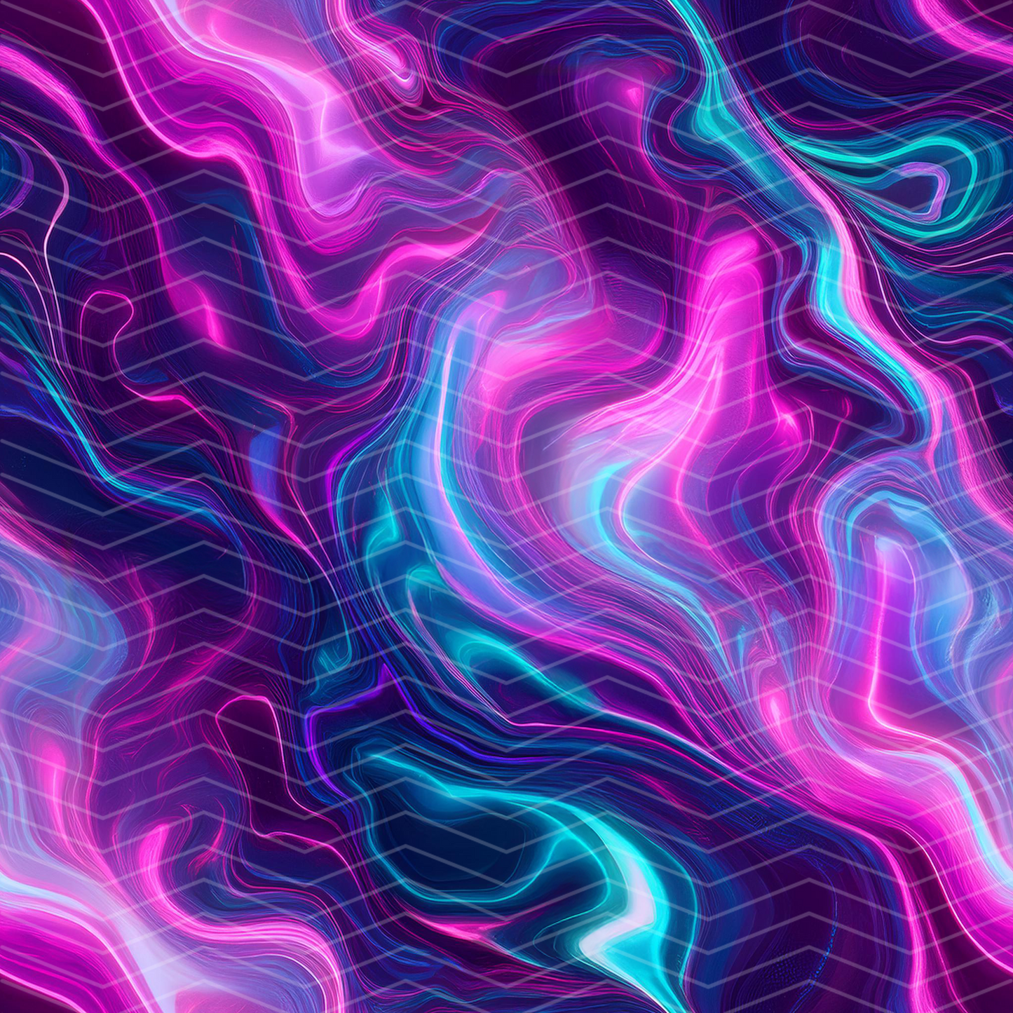 Neon Oil Slick Digital Seamless Pattern