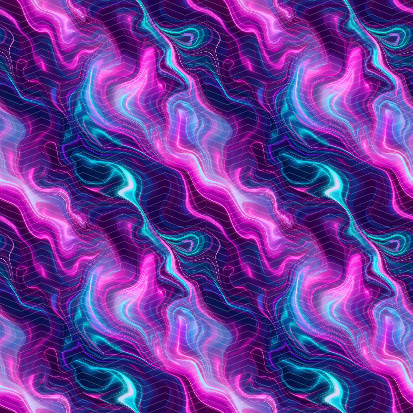 Neon Oil Slick Digital Seamless Pattern