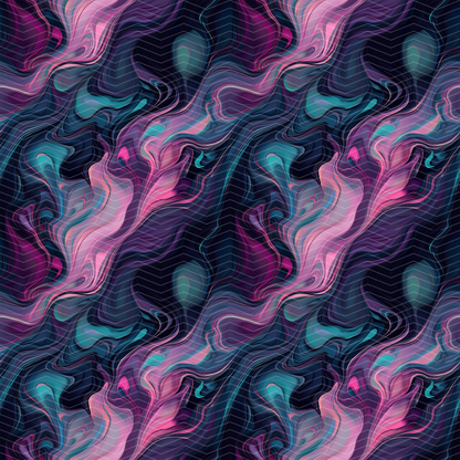 Oil Slick 1 Digital Seamless Pattern