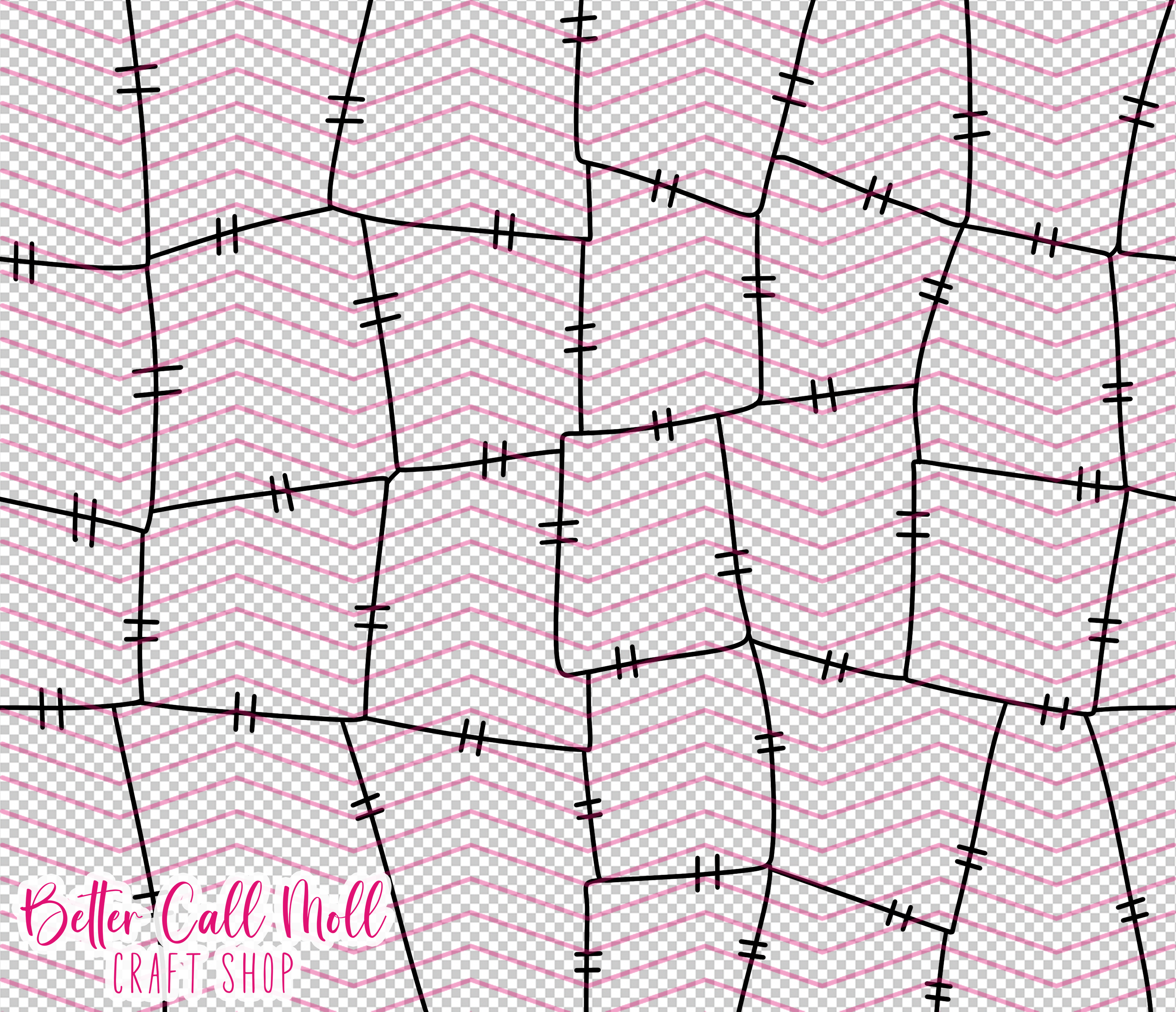 Patchwork Template Patchwork Digital Tumbler Template – Better Call Moll Craft Shop